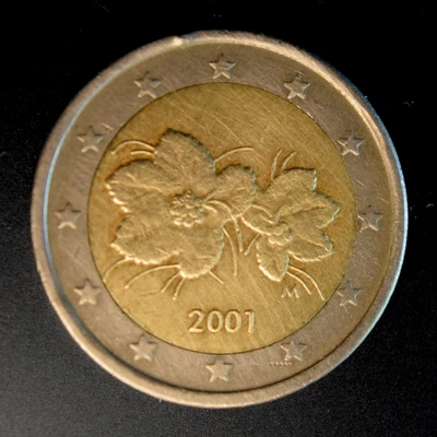 Standard circulation 2 euro coin - Finland - 2001