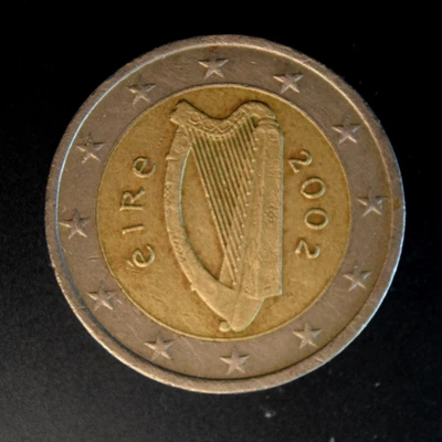 Standard circulation 2 euro coin - Ireland - 2002