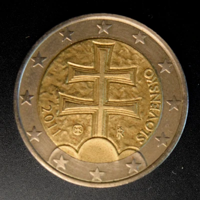 Standard circulation 2 euro coin - Slovakia - 2011