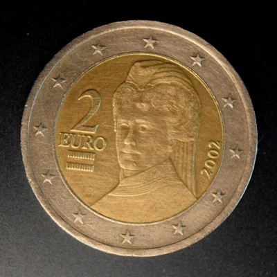 Standard circulation 2 euro coin - Austria - 2002